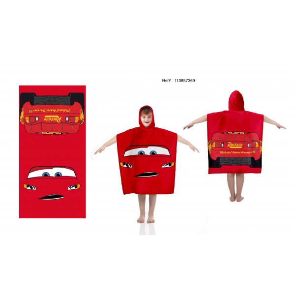 Плажно пончо за деца Cars