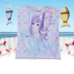 Детско плажно пончо Mermaid and Dolphin L
