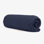 Чаршаф с ластик Denim син 120/200