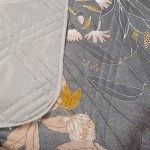 Елегантно двулицево шалте микрофибър Сивора