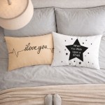 СЕТ 2бр. дизайнерски калъфки за възглавница Love