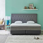 Едностранен комбиниран матрак Hybrid Plush FR Dark Grey