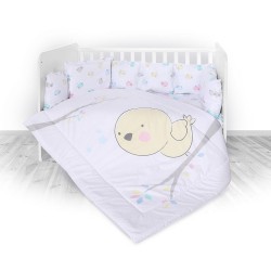 Бебешко спално бельо с обиколник Chicks 60/120