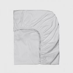 Чаршаф с ластик памучен сатен Silvery 100/200/25см