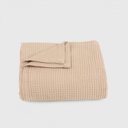 Памучно шалте за легло Beige Siesta 160/230