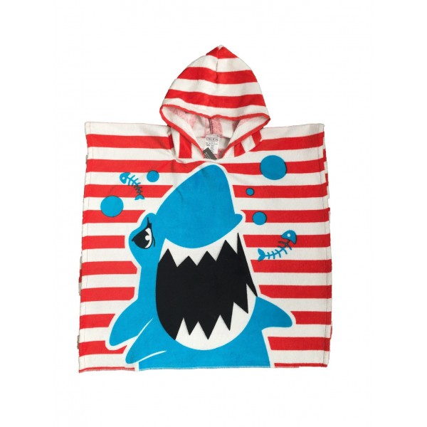 Пончо за деца SHARKY