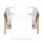Бебешко спално бельо от ранфорс Dream Big за мини кошара Next To Me, 3 части – 50х80 см, Beige