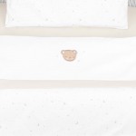 Бебешко спално бельо от ранфорс Dream Big за мини кошара Next To Me, 3 части – 50х80 см, Beige