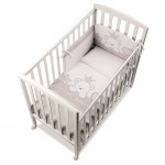 Памучен бебешки спален комплект Baby Re Maxi с тристранен обиколник, 5 части