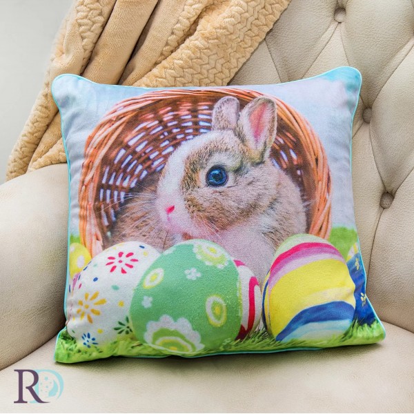 Декоративна възглавница Rabbit and Eggs