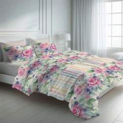 Единичен спален комплект Meko Rose